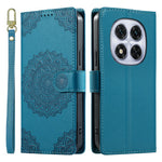 For Xiaomi Redmi Note 14 Pro 4G Case Embossed Totem Leather Flip Wallet Phone Cover with Wrist Strap