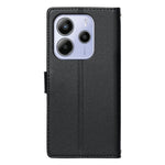 For Xiaomi Redmi Note 14 4G (164.84mm) Case Embossed Totem Leather Flip Wallet Phone Cover with Wrist Strap