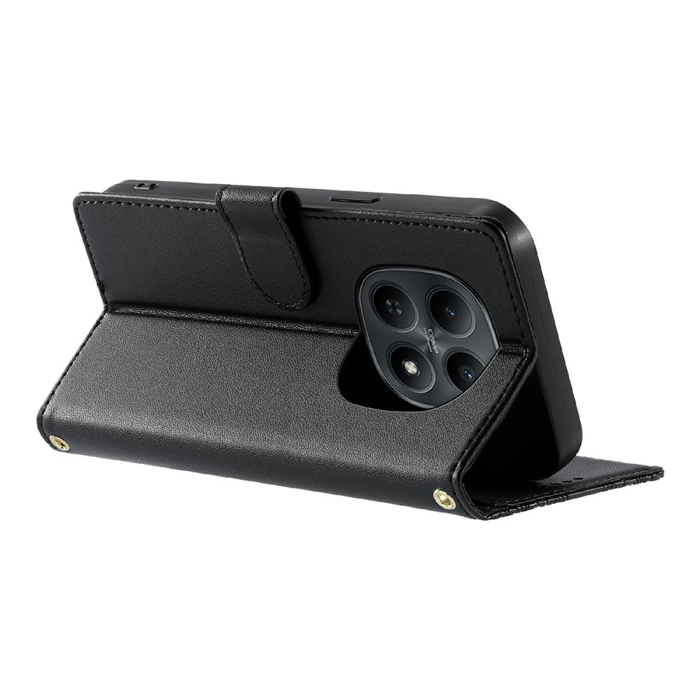 For Xiaomi Redmi Note 15 4G (Global)  /  15 5G (Global)  /  Poco M8 5G Case Embossed Totem Leather Flip Wallet Phone Cover with Wrist Strap