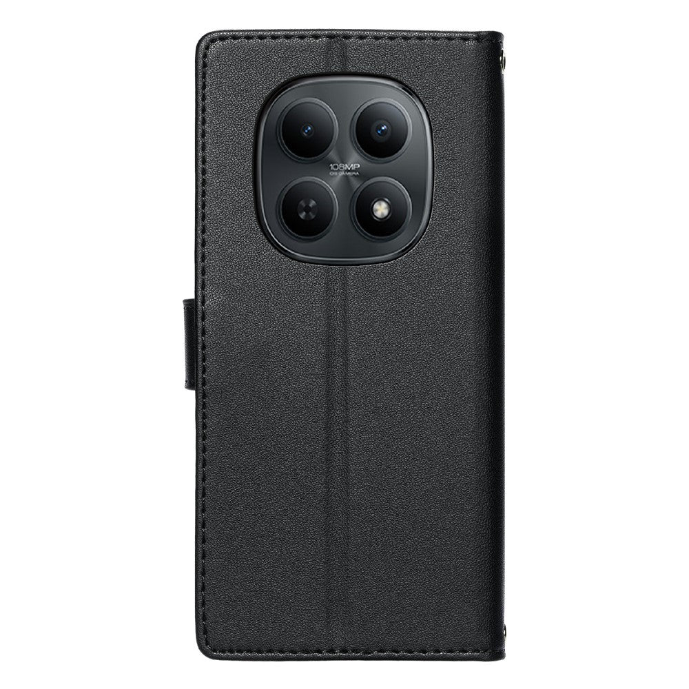 For Xiaomi Redmi Note 15 4G (Global)  /  15 5G (Global)  /  Poco M8 5G Case Embossed Totem Leather Flip Wallet Phone Cover with Wrist Strap