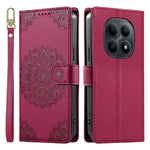 For Xiaomi Redmi Note 15 4G (Global)  /  15 5G (Global)  /  Poco M8 5G Case Embossed Totem Leather Flip Wallet Phone Cover with Wrist Strap