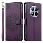For Xiaomi Redmi Note 15 Pro 5G (Global) Case Embossed Totem Leather Flip Wallet Phone Cover with Wrist Strap