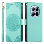 For Xiaomi Redmi Note 15 Pro 5G (Global) Case Embossed Totem Leather Flip Wallet Phone Cover with Wrist Strap