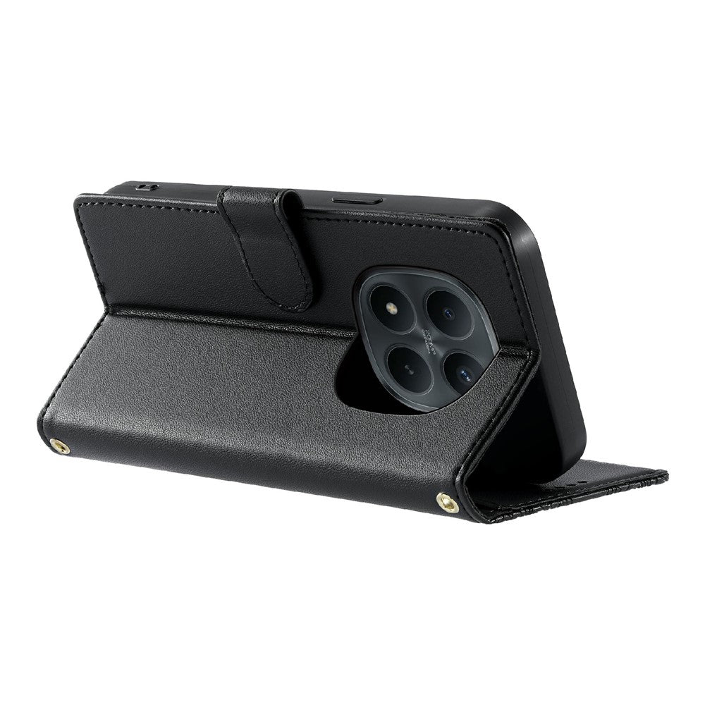 Xiaomi Redmi Note 15 Pro 4G (Global) Fodral Präglat Totem Läder Flip Plånboksfodral med Handledsrem