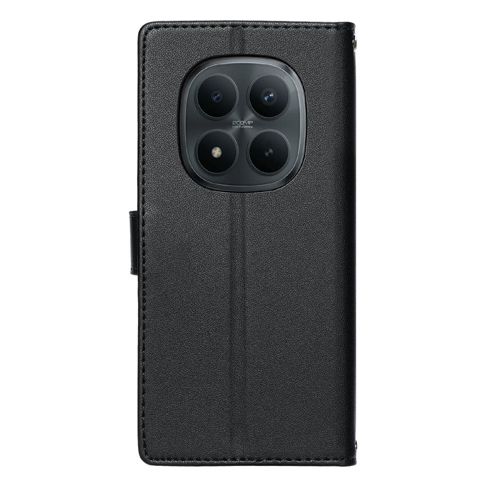 Xiaomi Redmi Note 15 Pro 4G (Global) Fodral Präglat Totem Läder Flip Plånboksfodral med Handledsrem
