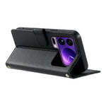 For Xiaomi 17 Pro Max Case Embossed Totem Leather Flip Wallet Phone Cover with Wrist Strap