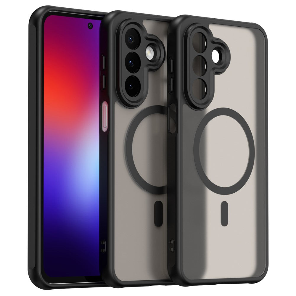 For Samsung Galaxy A27 5G Magnetic Case Anti Drop Matte PC + TPU Phone Cover
