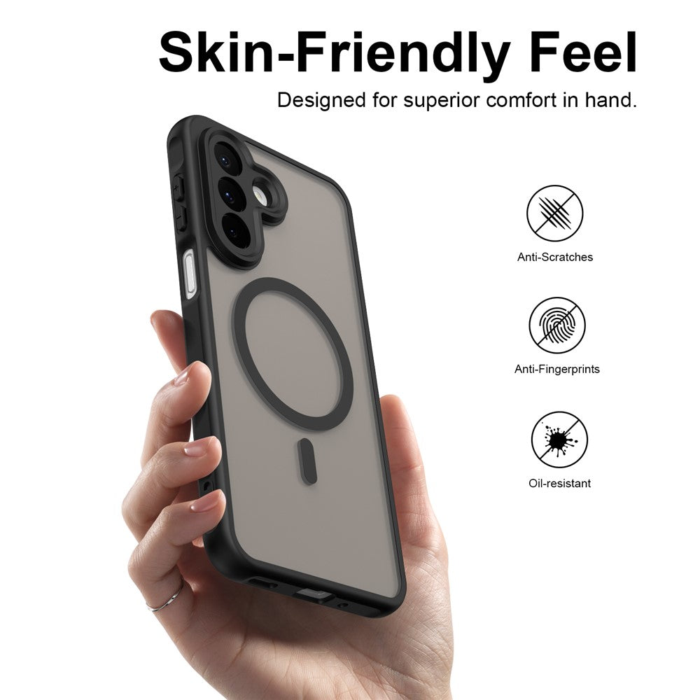 For Samsung Galaxy A27 5G Magnetic Case Anti Drop Matte PC + TPU Phone Cover