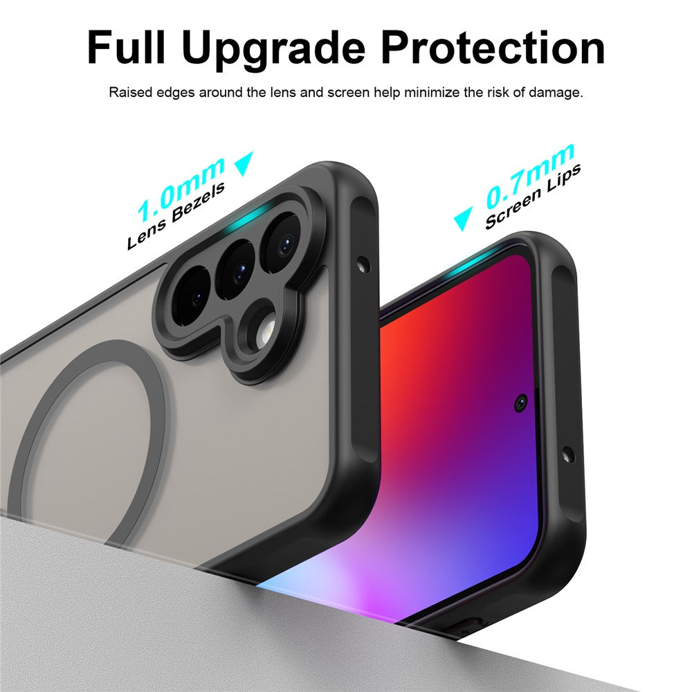 For Samsung Galaxy A27 5G Magnetic Case Anti Drop Matte PC + TPU Phone Cover