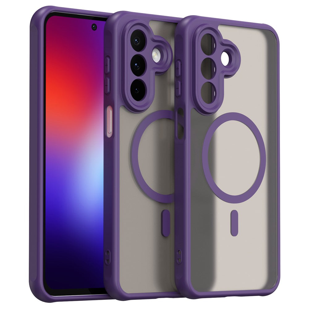 For Samsung Galaxy A27 5G Magnetic Case Anti Drop Matte PC + TPU Phone Cover