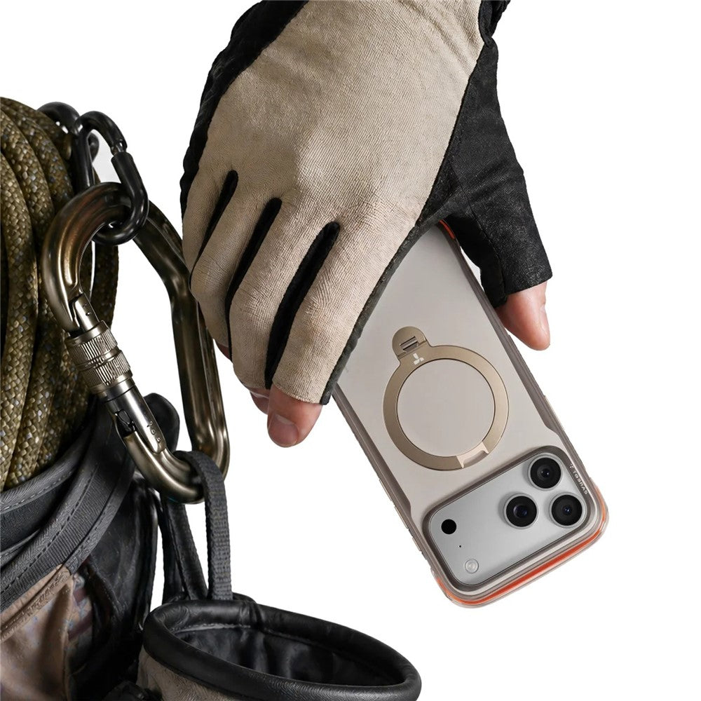 TORRAS Ostand Q3 Air Pro-serien til iPhone 17 Pro Magnetisk etui Roterende støtteben Stødsikkert PC + TPU telefoncover
