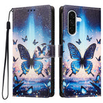 For Samsung Galaxy A36 5G / Galaxy A56 5G / Galaxy M56 5G / Galaxy A37 5G Case Pattern Printed PU Leather Flip Wallet Phone Cover with Wrist Strap