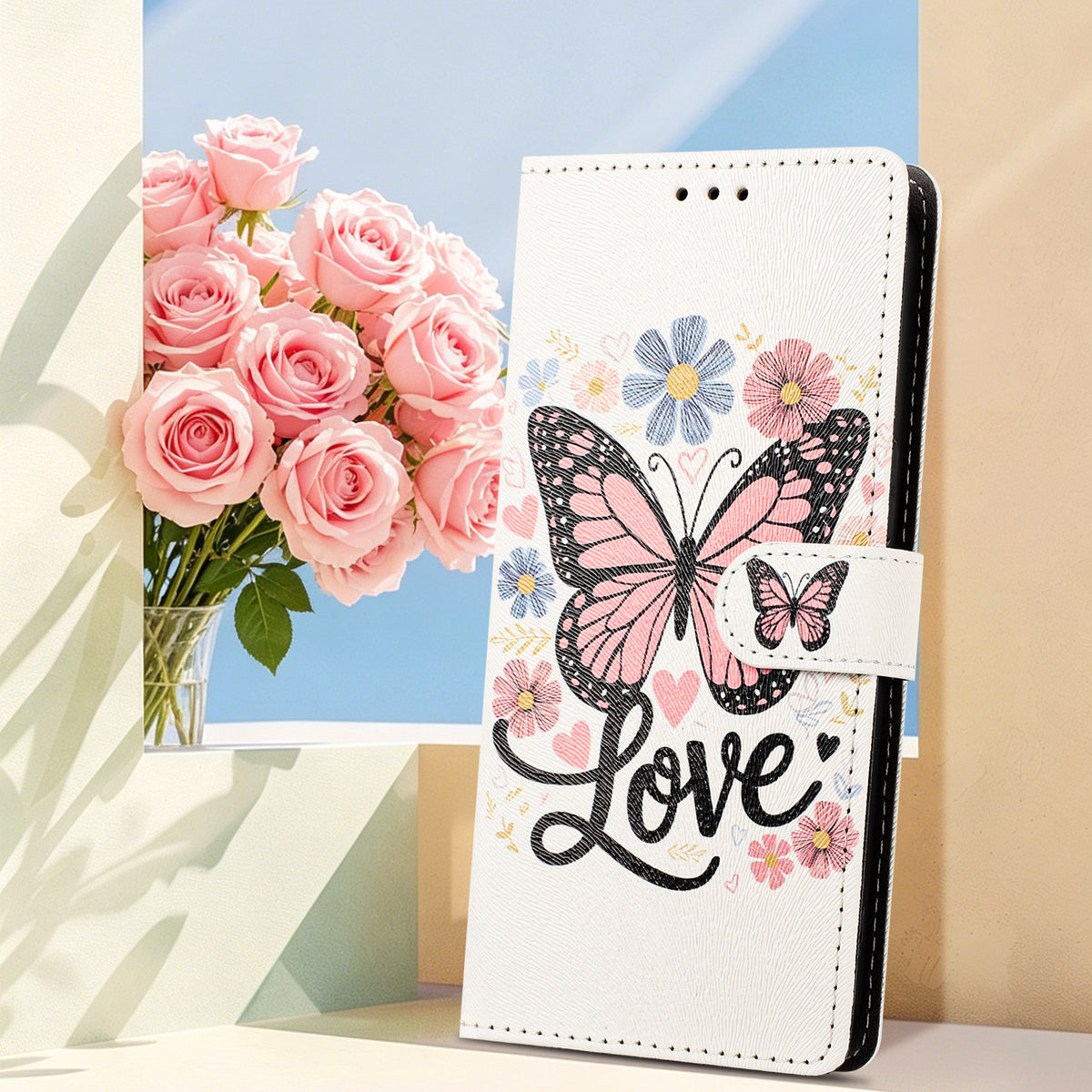For Xiaomi 17T Pro Case Pattern Printed PU Leather Flip Wallet Phone Cover with Wrist Strap