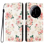 For Xiaomi 17 Ultra 5G Case Pattern Printed PU Leather Flip Wallet Phone Cover with Wrist Strap