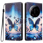 For Xiaomi 17 Ultra 5G Case Pattern Printed PU Leather Flip Wallet Phone Cover with Wrist Strap