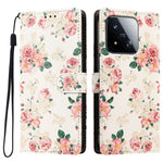 For Xiaomi 17 Max Case Pattern Printed PU Leather Flip Wallet Phone Cover with Wrist Strap