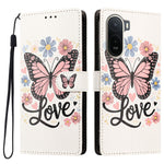 For Xiaomi Poco C85x 5G / Xiaomi Poco C81 Pro 4G / Xiaomi Redmi A7 Pro 4G (171.56mm) Case Pattern Printed PU Leather Flip Wallet Phone Cover with Wrist Strap