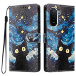 For Xiaomi Poco C85x 5G / Xiaomi Poco C81 Pro 4G / Xiaomi Redmi A7 Pro 4G (171.56mm) Case Pattern Printed PU Leather Flip Wallet Phone Cover with Wrist Strap