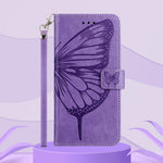For Xiaomi 17T Wallet Case with Wrist Strap Butterfly Imprint Leather Phone Cover