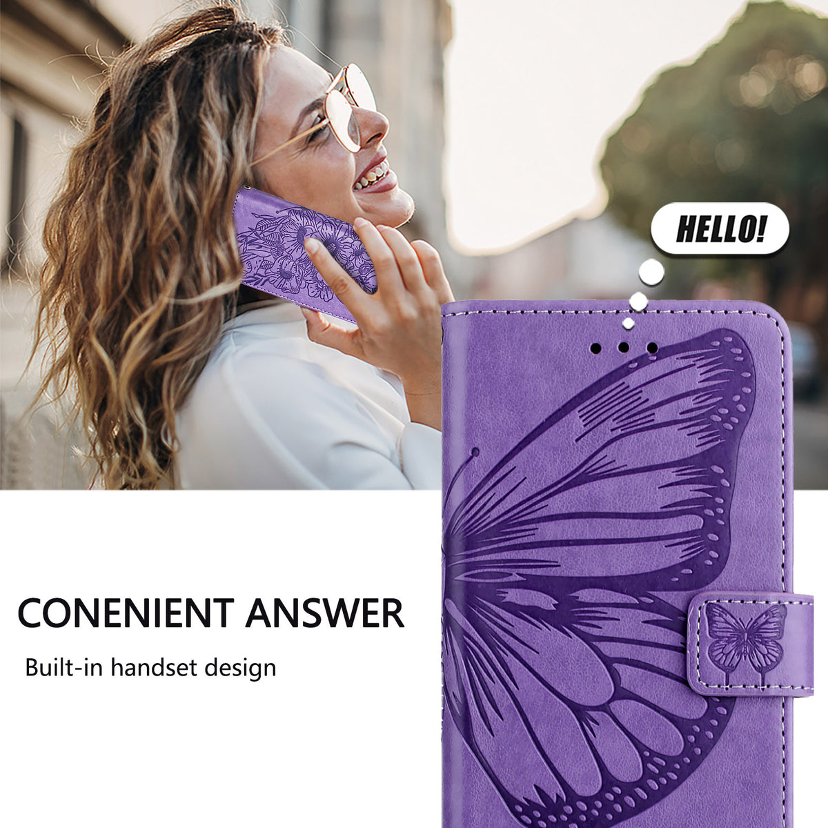 For Xiaomi 17T Wallet Case with Wrist Strap Butterfly Imprint Leather Phone Cover