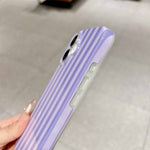 For iPhone 17 Case IMD Stripe TPU Full Coverage Shockproof Phone Protective Cover