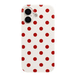 For iPhone 17 Case Retro Polka Dot IMD TPU Full Coverage Phone Protective Cover