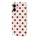 For iPhone 17 Case Retro Polka Dot IMD TPU Full Coverage Phone Protective Cover