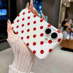 For iPhone 17 Case Retro Polka Dot IMD TPU Full Coverage Phone Protective Cover