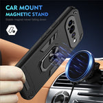 For Google Pixel 11 Pro XL Case PC + TPU Drop Defend Phone Cover with Ring Kickstand