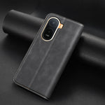BINFEN COLOR for Xiaomi Redmi A7 Pro 4G (171.56mm) RFID Blocking Calf Texture PU Leather Phone Cover