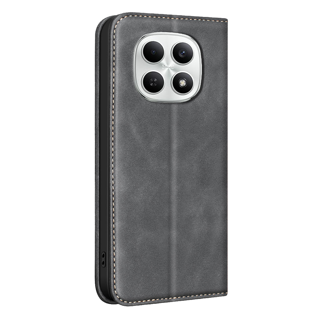 BINFEN COLOR for Xiaomi Poco M8 5G / Xiaomi Redmi Note 15 4G (Global) / Xiaomi Redmi Note 15 5G (Global) RFID Blocking Calf Texture PU Leather Phone Cover