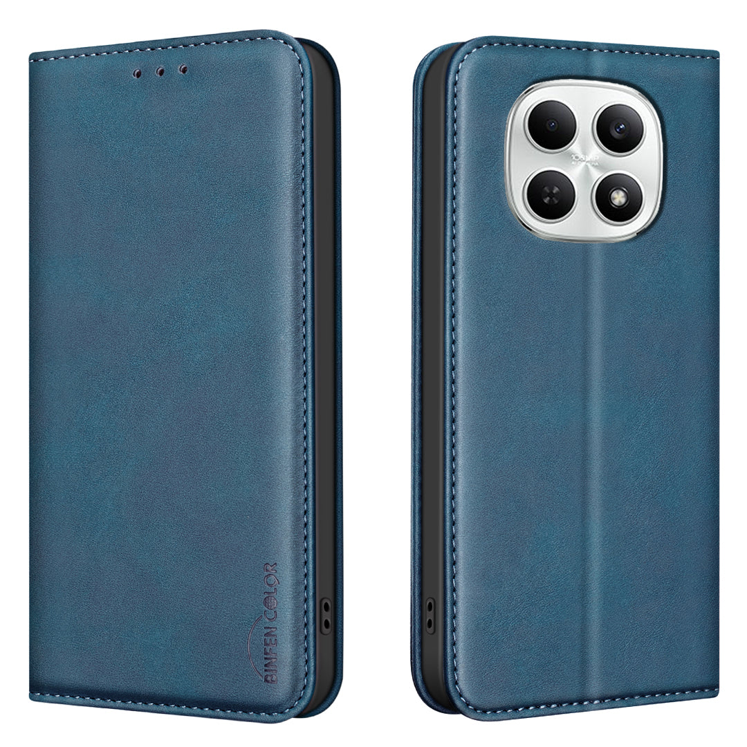 BINFEN COLOR for Xiaomi Poco M8 5G / Xiaomi Redmi Note 15 4G (Global) / Xiaomi Redmi Note 15 5G (Global) RFID Blocking Calf Texture PU Leather Phone Cover