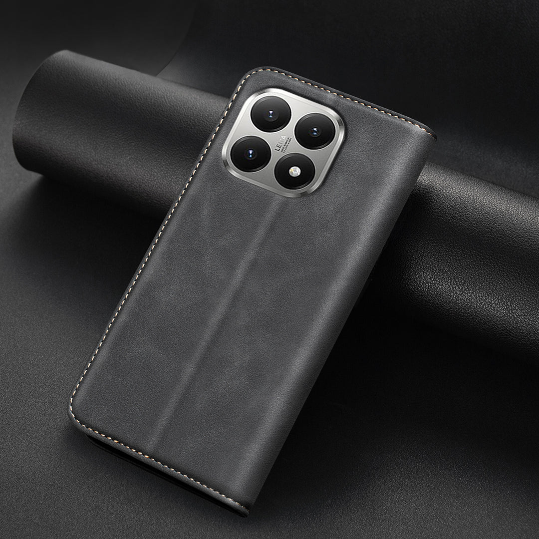 BINFEN COLOR for Xiaomi 15T RFID Blocking Calf Texture PU Leather Phone Cover
