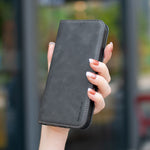 BINFEN COLOR for Xiaomi 15T RFID Blocking Calf Texture PU Leather Phone Cover