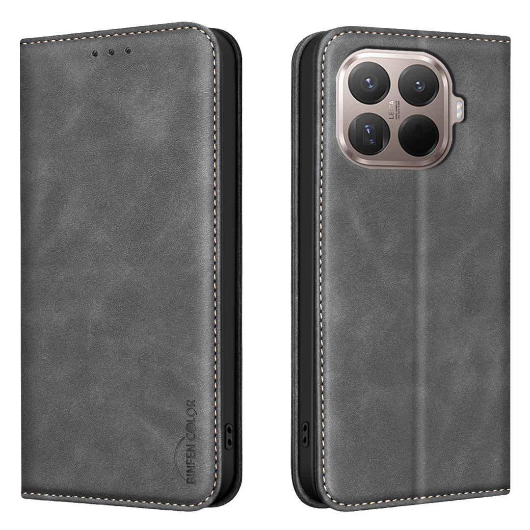 BINFEN COLOR for Xiaomi 15T Pro RFID Blocking Calf Texture PU Leather Phone Cover