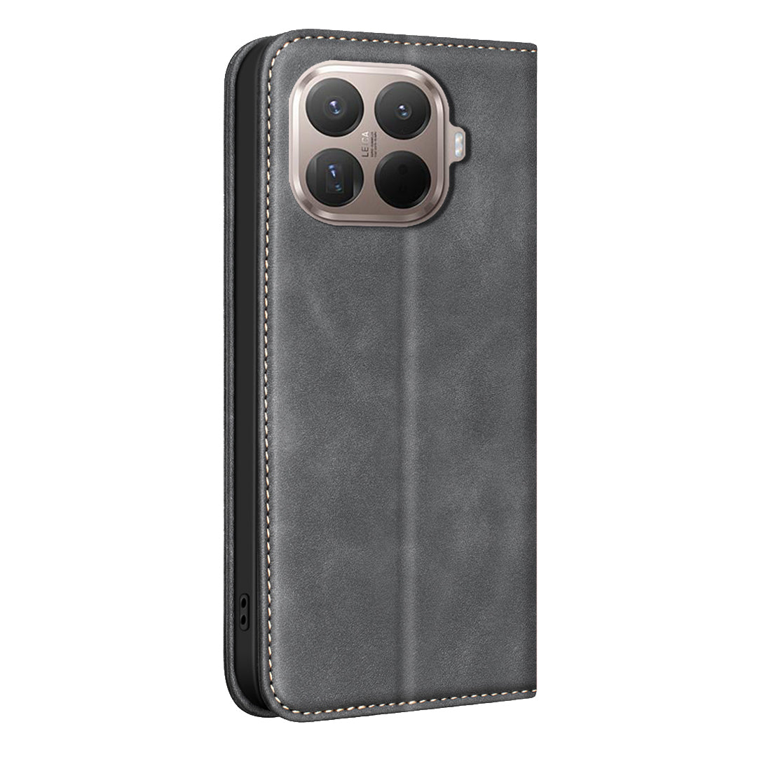 BINFEN COLOR for Xiaomi 15T Pro RFID Blocking Calf Texture PU Leather Phone Cover