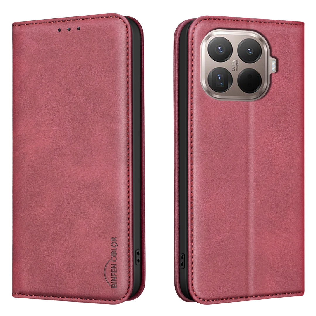 BINFEN COLOR for Xiaomi 15T Pro RFID Blocking Calf Texture PU Leather Phone Cover
