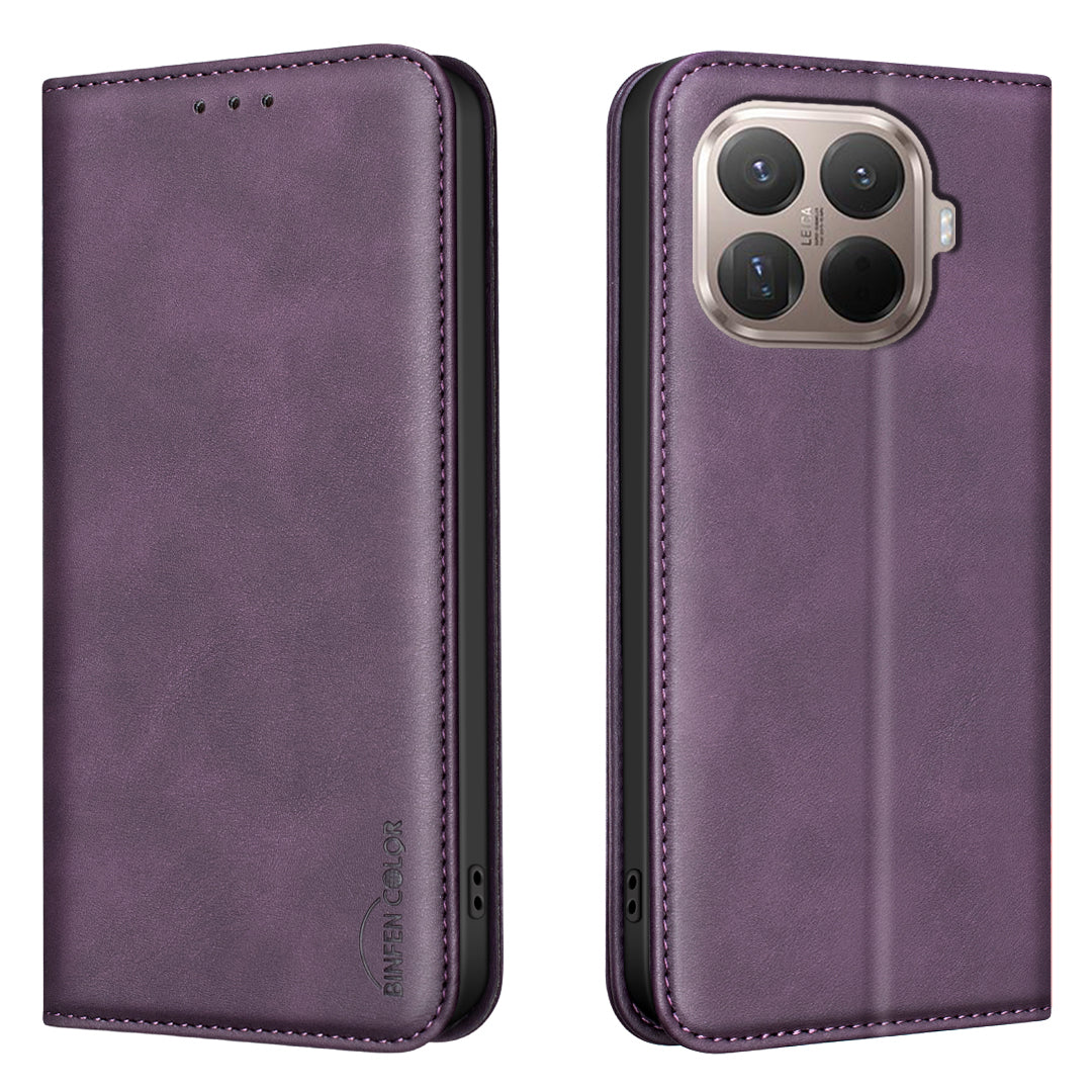 BINFEN COLOR for Xiaomi 15T Pro RFID Blocking Calf Texture PU Leather Phone Cover