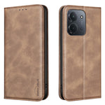 BINFEN COLOR för Xiaomi Redmi 15C 4G (EU) (173 mm) / Xiaomi Poco C85 4G (173 mm) / Xiaomi Redmi 15C 5G (EU) (173 mm) RFID-blockerande PU-läderfodral med vadstruktur