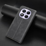 BINFEN COLOR for Xiaomi Redmi Note 14 Pro 4G RFID Blocking Calf Texture PU Leather Phone Cover