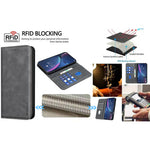 BINFEN COLOR for Xiaomi Redmi Note 14 Pro 4G RFID Blocking Calf Texture PU Leather Phone Cover