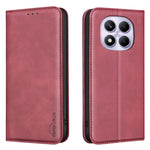 BINFEN COLOR for Xiaomi Redmi Note 14 Pro 4G RFID Blocking Calf Texture PU Leather Phone Cover