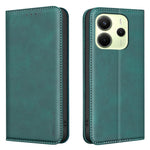 BINFEN COLOR for Xiaomi Redmi Note 14 4G (163.25mm) RFID Blocking Calf Texture PU Leather Phone Cover
