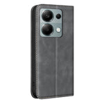 BINFEN COLOR for Xiaomi Poco M6 Pro 4G / Xiaomi Redmi Note 13 Pro 4G RFID Blocking Calf Texture PU Leather Phone Cover