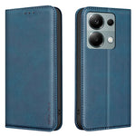 BINFEN COLOR för Xiaomi Poco M6 Pro 4G / Xiaomi Redmi Note 13 Pro 4G RFID-blockerande PU-läderfodral med vadstruktur
