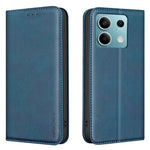 BINFEN COLOR for Xiaomi Redmi Note 13 5G RFID Blocking Calf Texture PU Leather Phone Cover