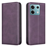 BINFEN COLOR for Xiaomi Redmi Note 13 5G RFID Blocking Calf Texture PU Leather Phone Cover
