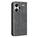 BINFEN COLOR for Xiaomi Redmi Note 13 Pro+ 5G RFID Blocking Calf Texture PU Leather Phone Cover