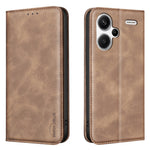 BINFEN COLOR for Xiaomi Redmi Note 13 Pro+ 5G RFID Blocking Calf Texture PU Leather Phone Cover