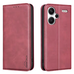 BINFEN COLOR for Xiaomi Redmi Note 13 Pro+ 5G RFID Blocking Calf Texture PU Leather Phone Cover